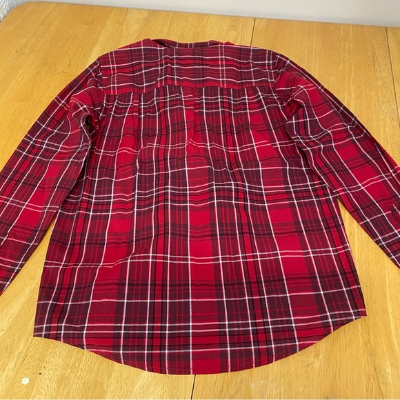 Children’s Place Youth Boys Size 14 Red Collared Button Up Shirt - Picture 2 of 6